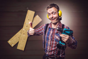 cordless screwdriver man