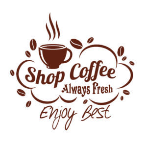 shop coffee logo